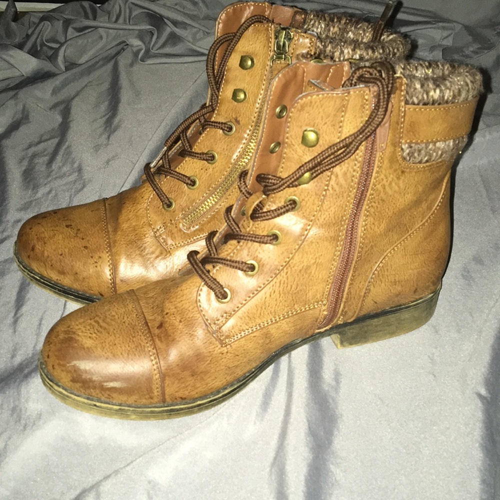 Brown Leather Boots